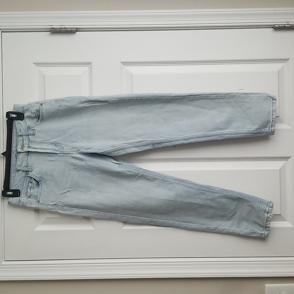 wild fable Denim - Wild Fable Distressed High Rise Mom Jean